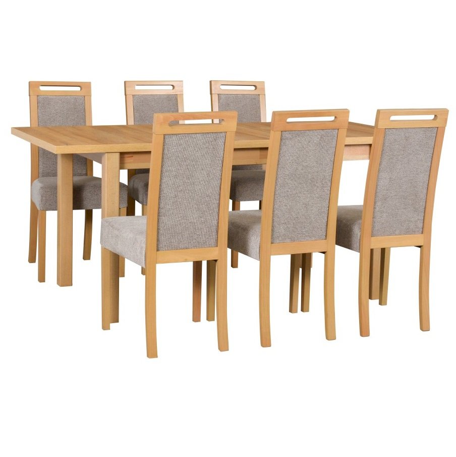 Stół Modena 1 + 6 krzeseł Roma 5