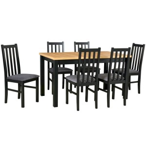 Stół Modena 1 + 6 krzeseł Bos 10