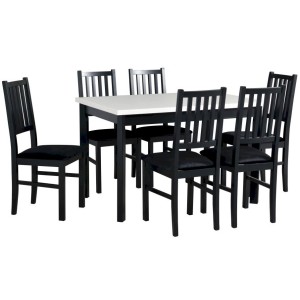 Stół Max 5P + 6 krzeseł Nilo 7