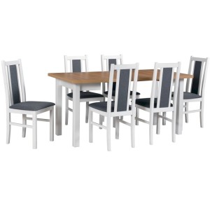 Stół Max 8 + 6 krzeseł Bos 14