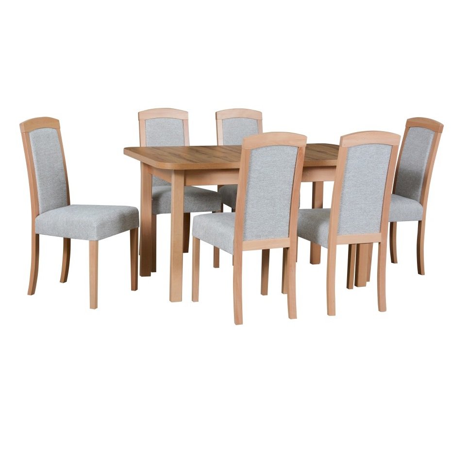 Stół Wenus 2XL + 6 krzeseł Roma 7