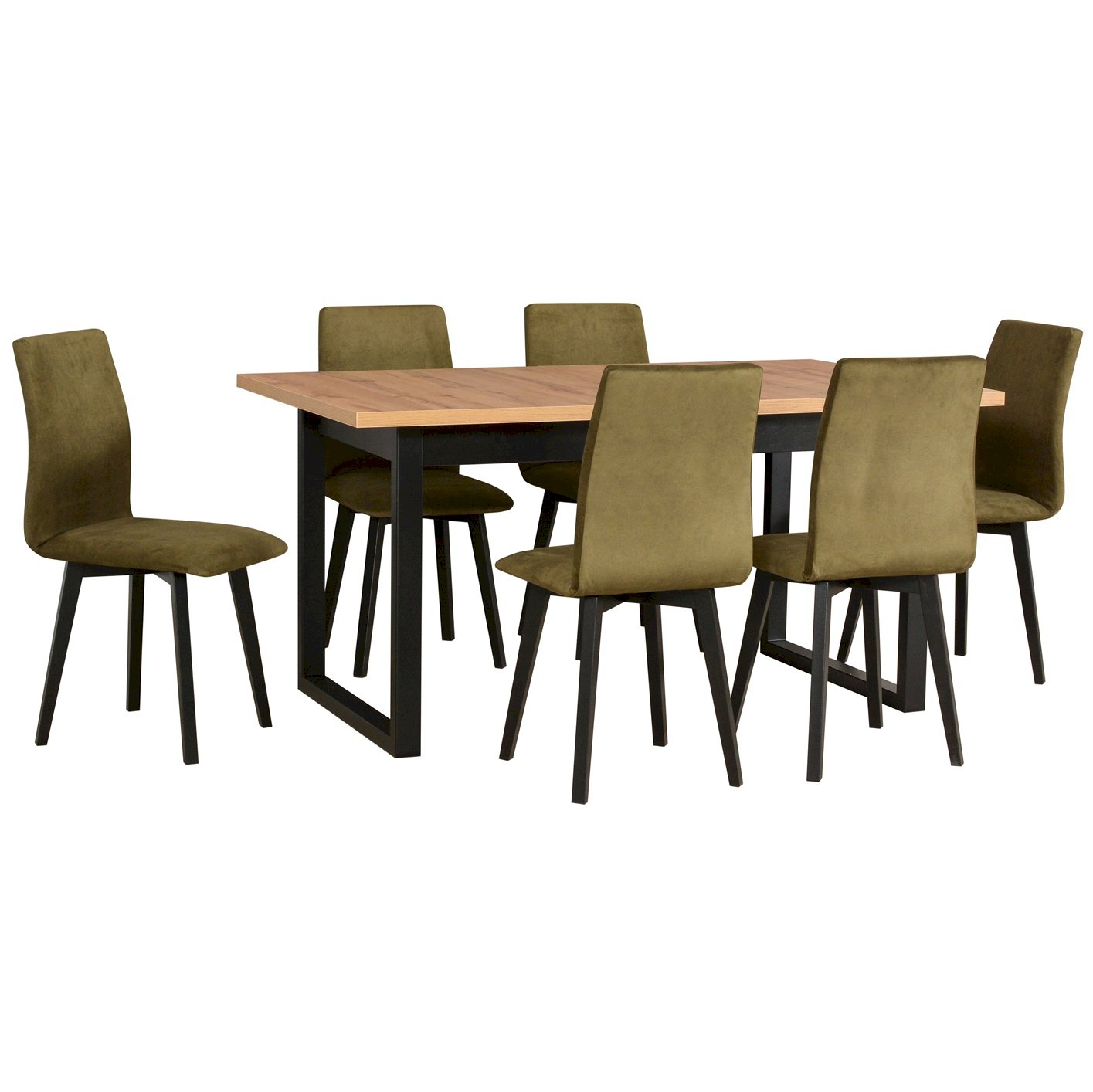 Stół Ikon 3L + 6 krzeseł Luna 2