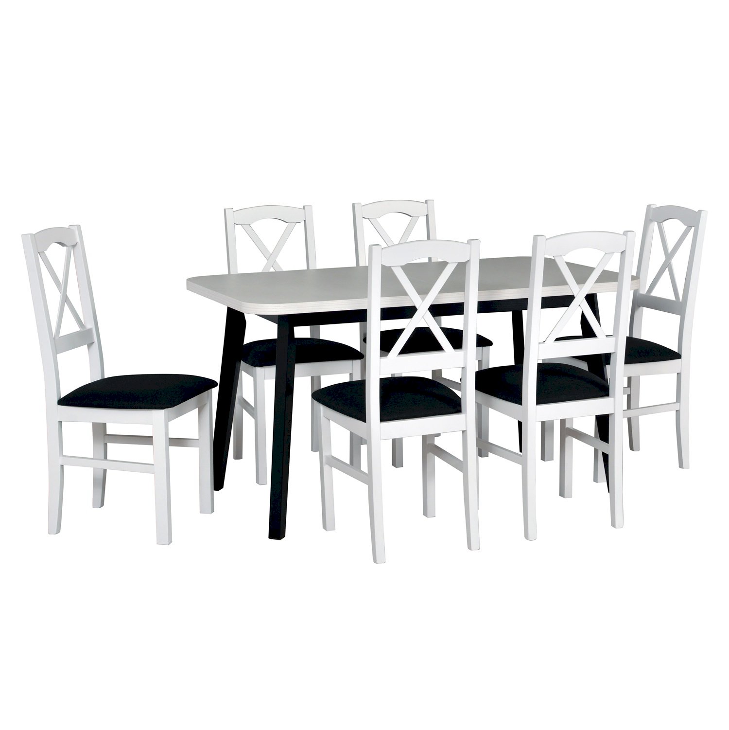 Stół Oslo 6 + 6 krzeseł Nilo 11