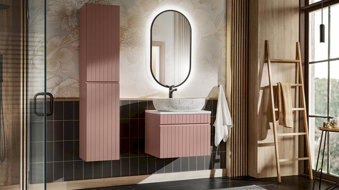 Szafka pod umywalkę ICONIC ROSE 82-80-E-1S