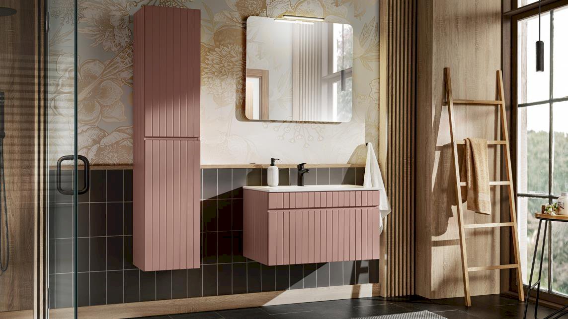 Szafka pod umywalkę ICONIC ROSE 82-80-E-1S