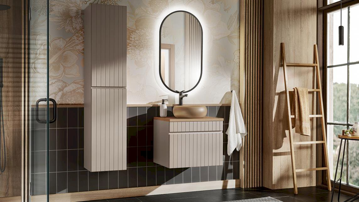 Szafka pod umywalkę ICONIC CASHMERE 82-100-D-1S