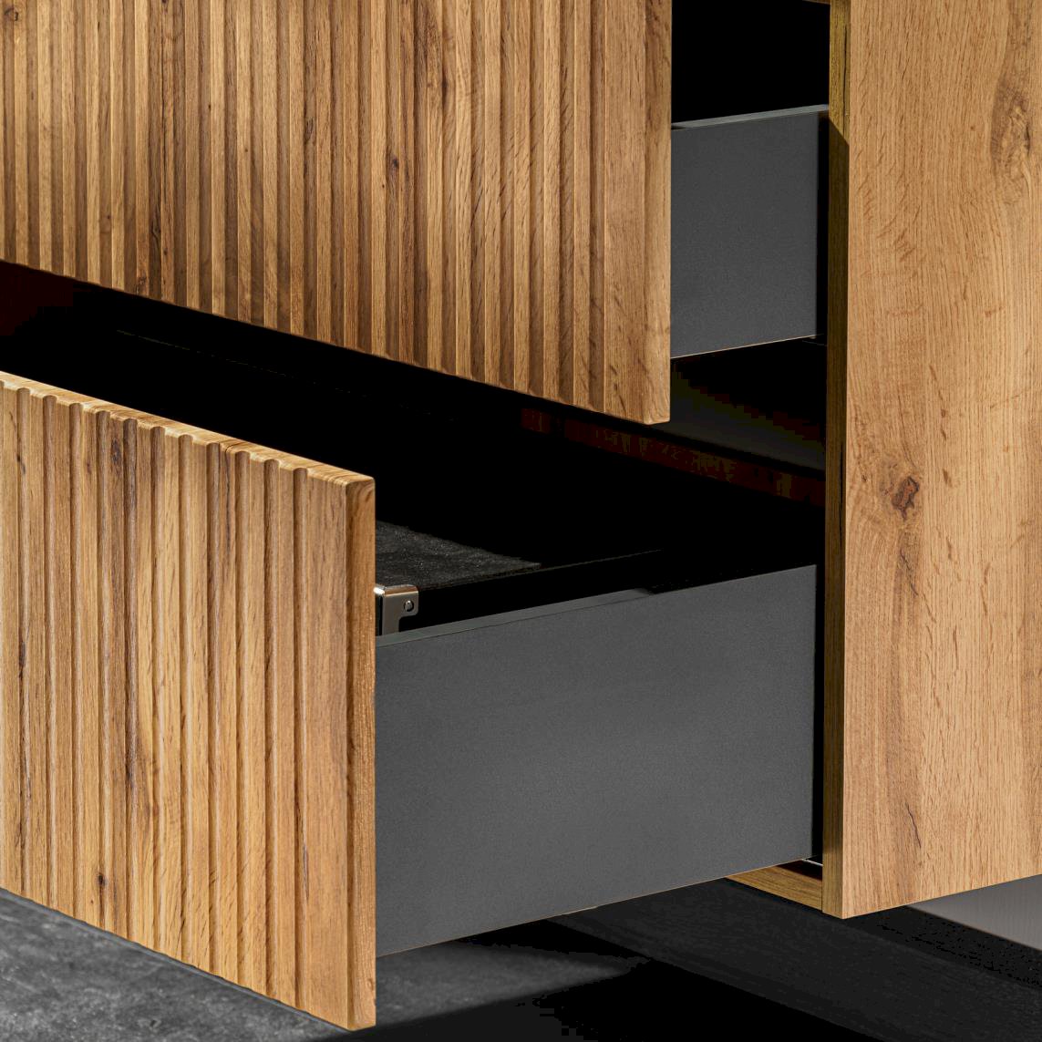 Szafka pod umywalkę ADEL OAK 82-60-B-2S