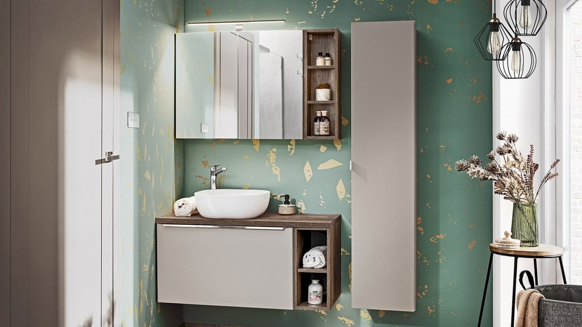 Szafka pod umywalkę SANTA FE TAUPE 82-60-B-2S