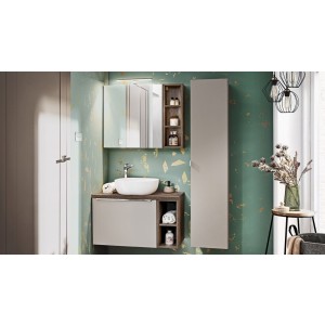 Szafka pod umywalkę SANTA FE TAUPE 82-60-B-2S