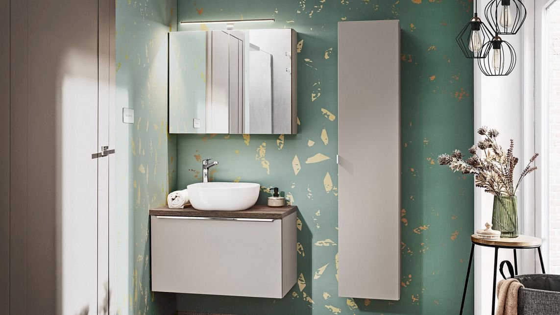 Szafka pod umywalkę SANTA FE TAUPE 82-60-B-2S