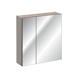 Szafka wisząca SANTA FE TAUPE 84-60-A-2D Szafka z Lustrem