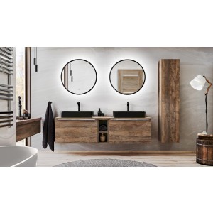 Szafka pod umywalkę SANTA FE OAK 82-80-A-2S