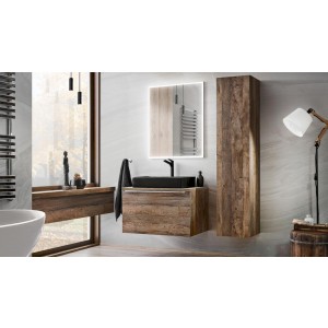 Szafka wisząca SANTA FE OAK 84-60-A-2D Szafka z Lustrem