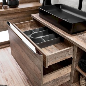 Szafka wisząca SANTA FE OAK 84-80-A-2D Szafka z Lustrem