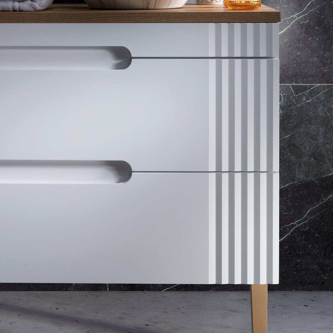 Noga prosta DĄB COAST EVOKE 2SZT.