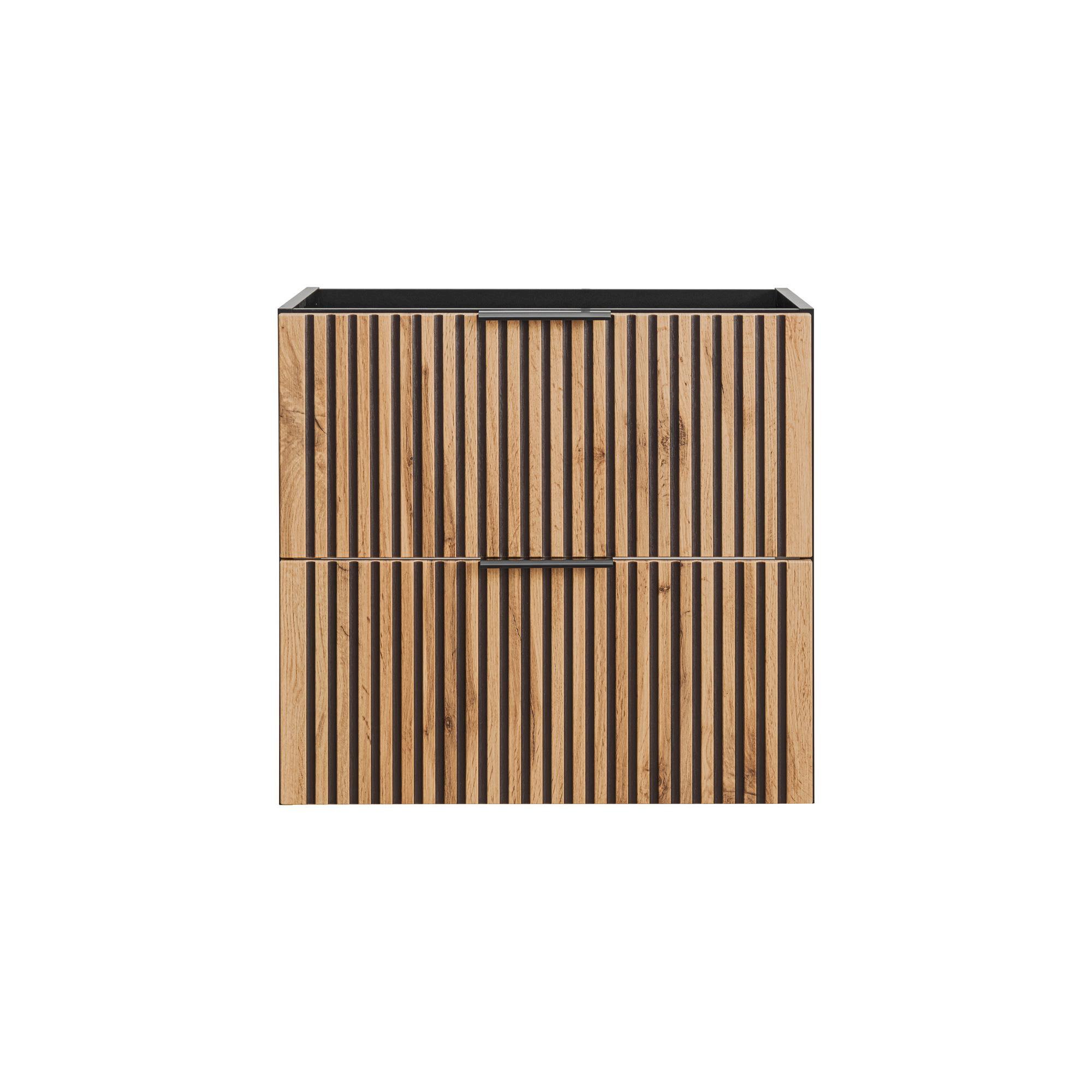 Szafka pod umywalkę XILO BLACK WOTAN 82-60- D-2S