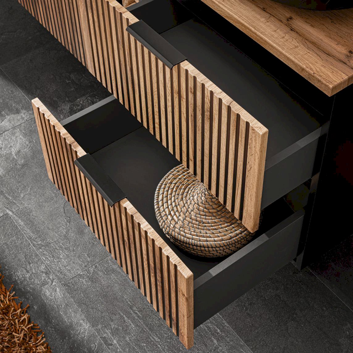 Szafka górna XILO BLACK WOTAN 83-01-D-1D