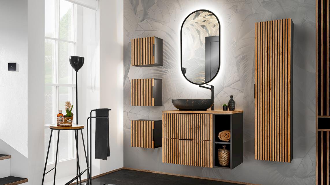 Regał dolny BLACK 81-01-A