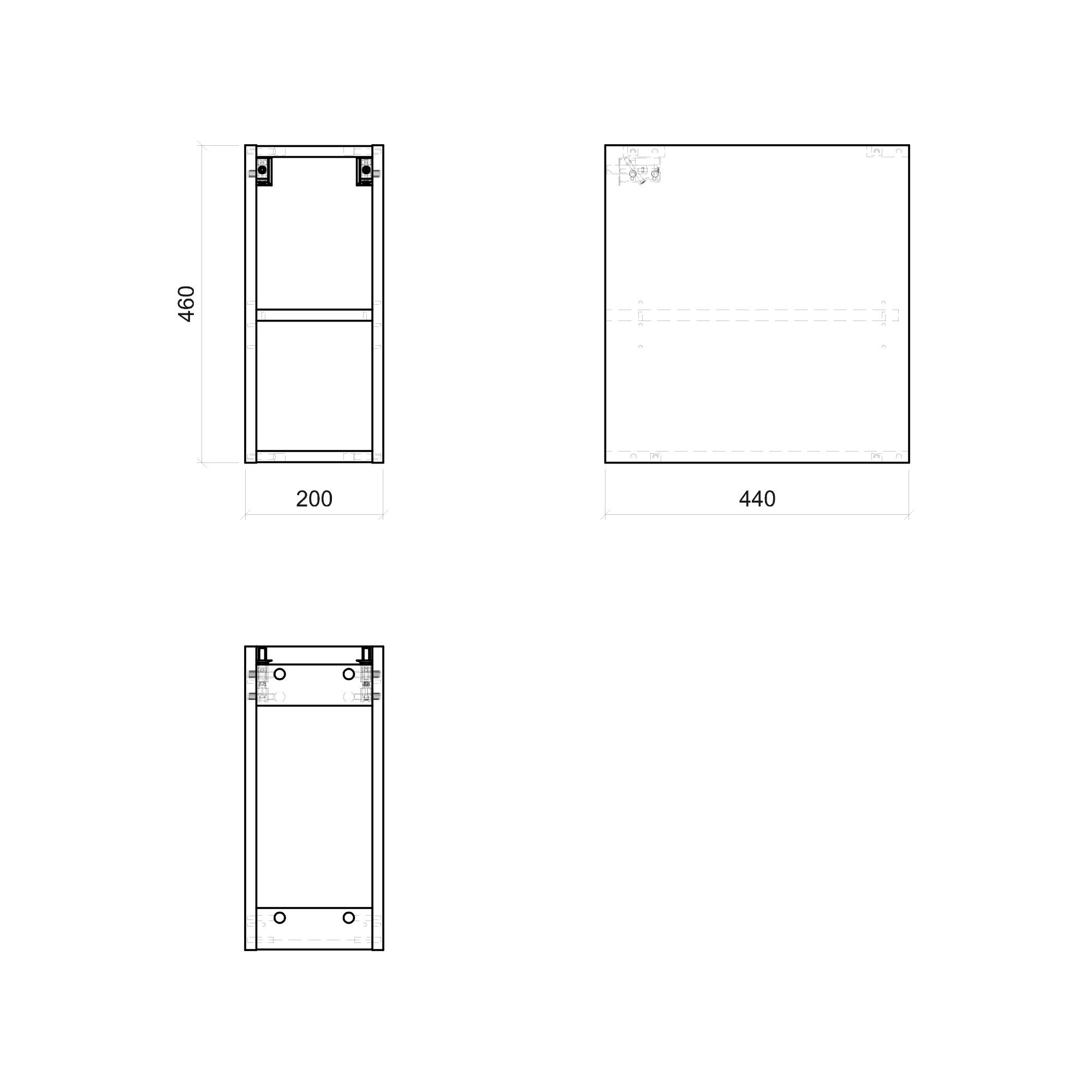 Regał dolny COSMOS 81-01-A