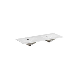 SKY120D-8099 umywalka meblowa podwójna misa