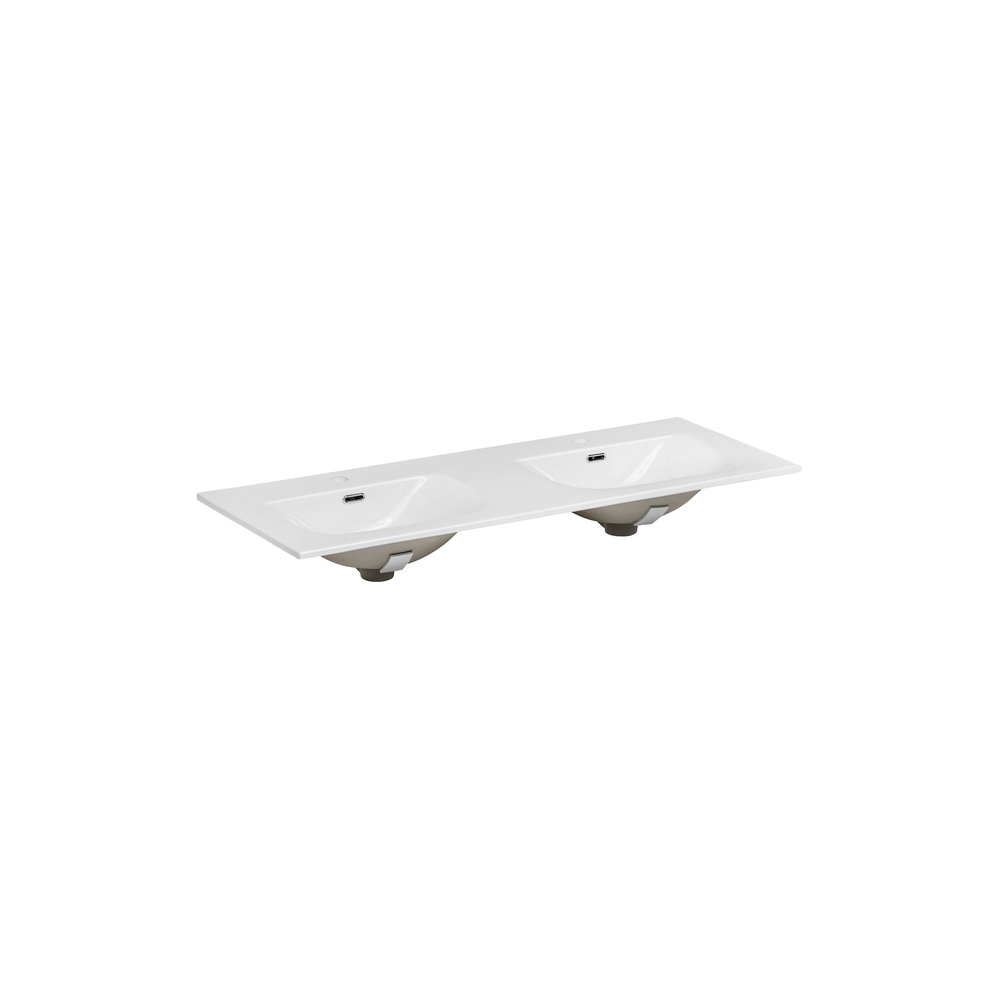 SKY120D-8099 umywalka meblowa podwójna misa