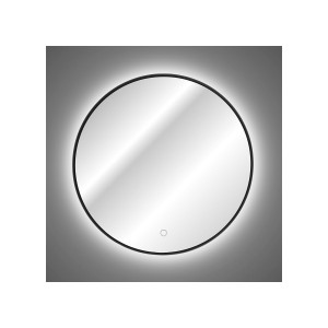 LUNA FI600 LUSTRO LED W CZARNEJ RAMIE Z WYŁĄCZNIKIEM