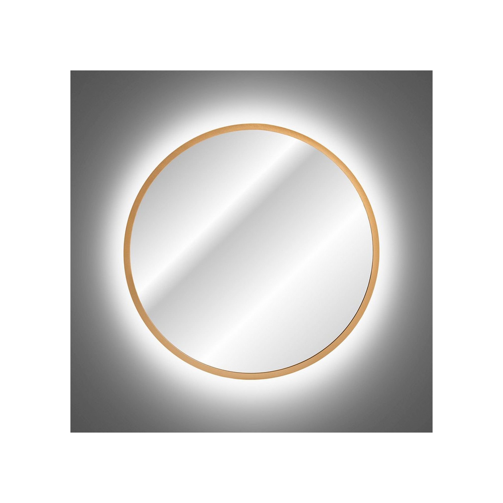 LUSTRO LED ZŁOTE HESTIA FI600