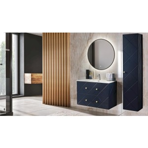 LUSTRO LED ZŁOTE HESTIA FI600