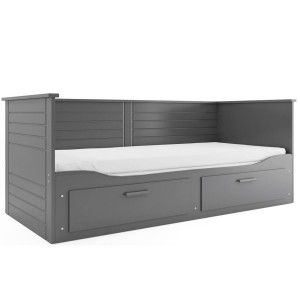 Łóżko Podwójne Hermes Grafit