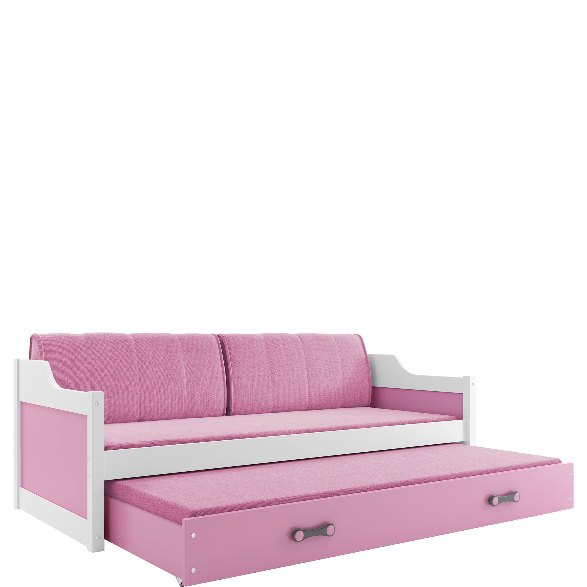 Łóżko Podwójne Dawid Biały + Zielony