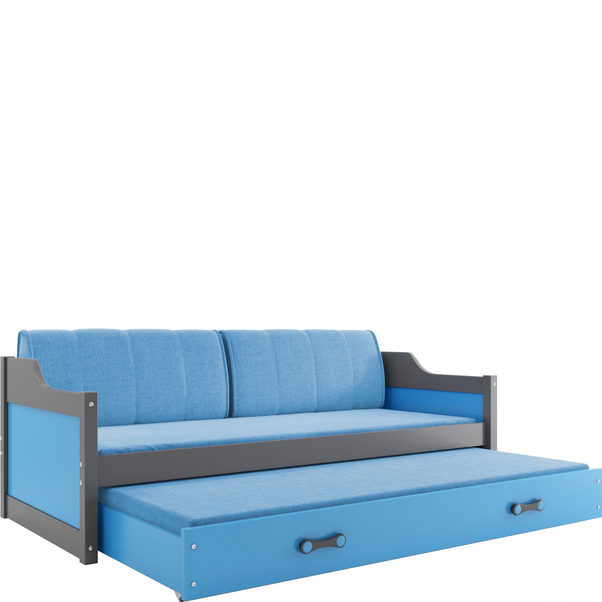 Łóżko Podwójne Dawid Grafitowe