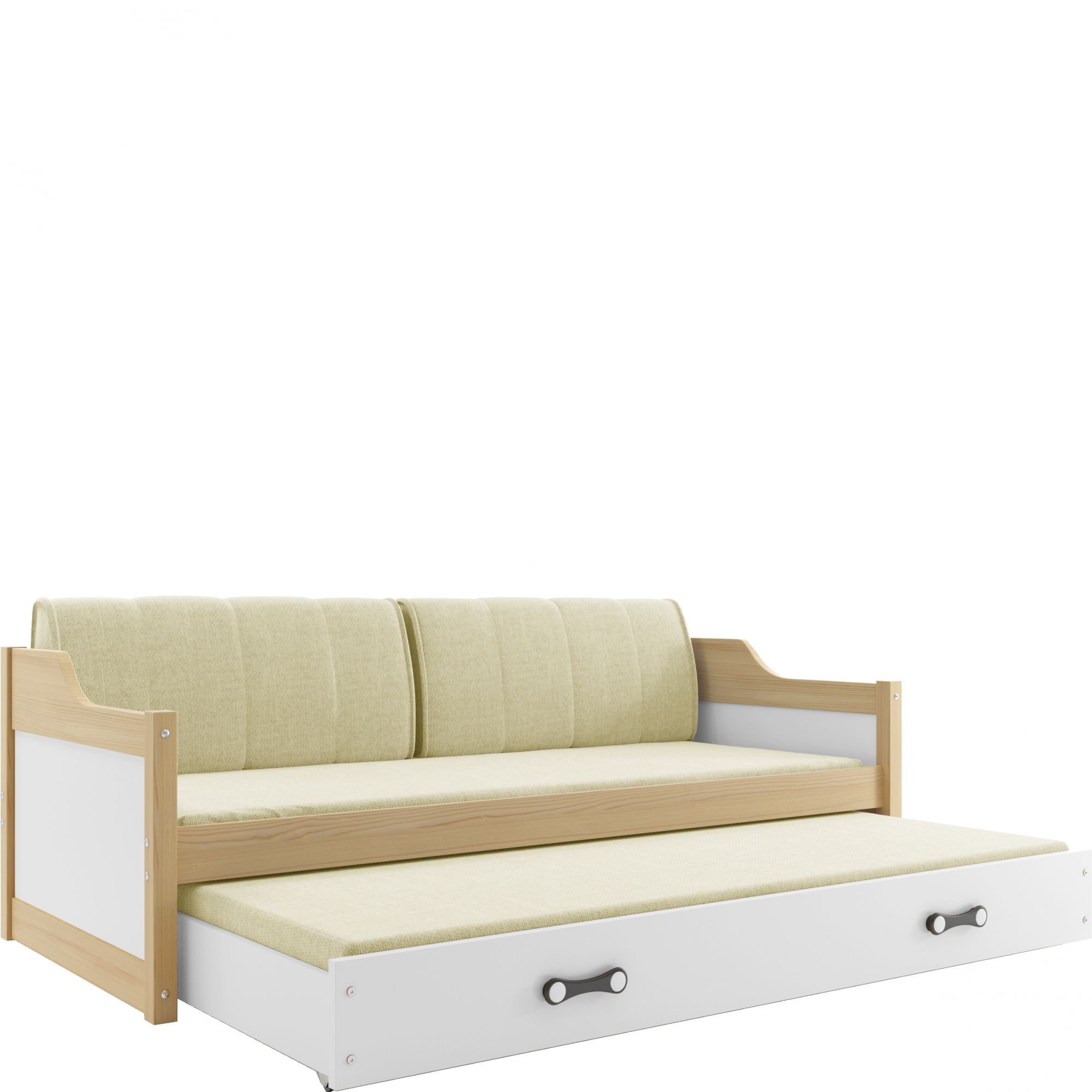 Łóżko Podwójne Dawid Sosna + Różowy