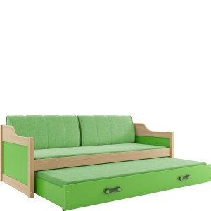 Łóżko Podwójne Dawid Sosna + Biały