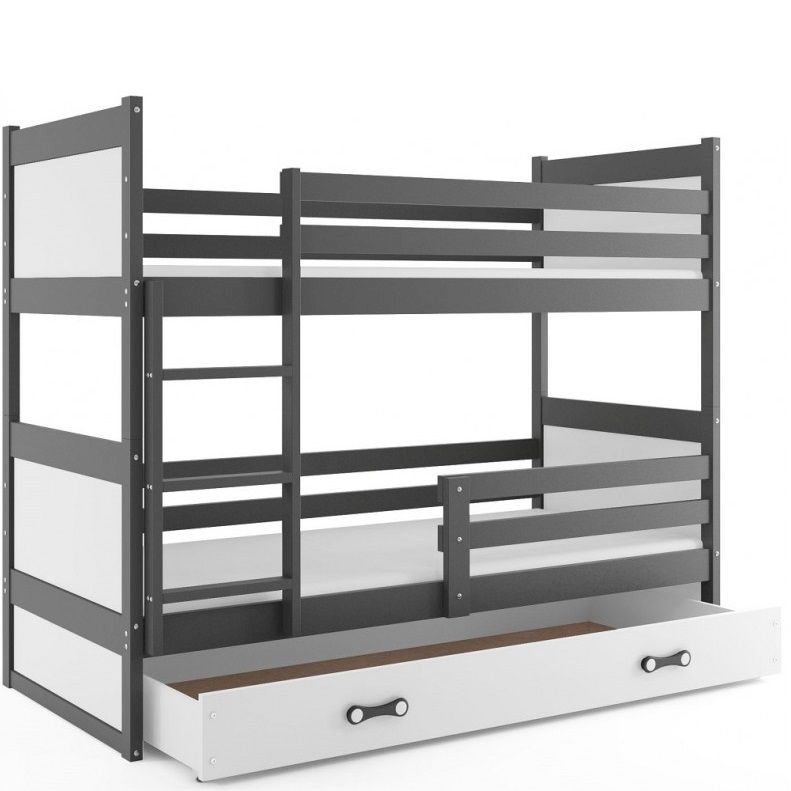 Łóżko Piętrowe Rico 80x190 Grafitowe