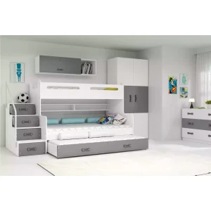 Łóżko piętrowe Max 3 Białe