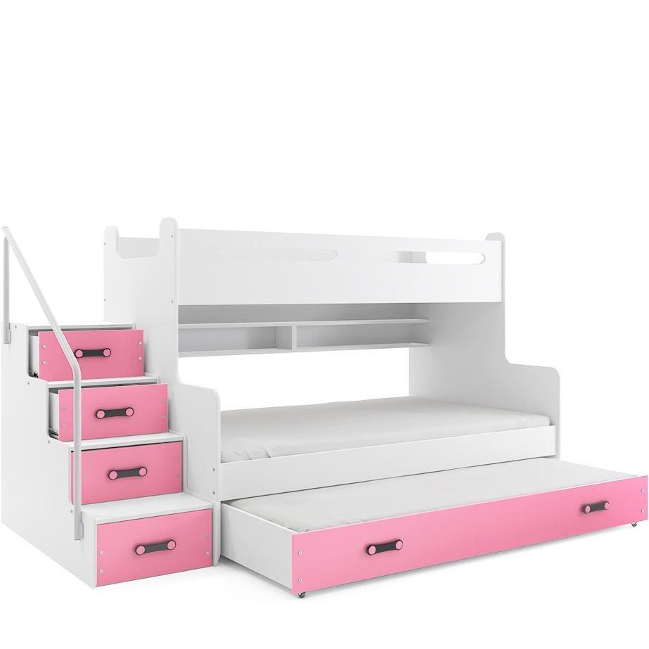 Łóżko piętrowe Max 1 Białe