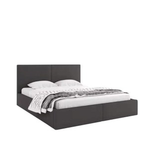 Łóżko Tapicerowanez pojemnikiem HILTON 140x200 Grafitowe
