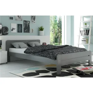 Łóżko Sosnowe DALLAS 120x200 Grafitowe