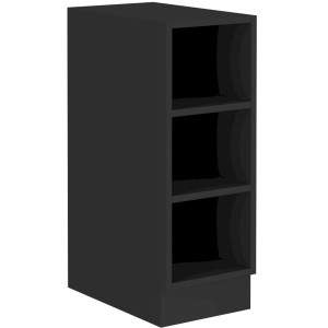 Szafka kuchenna Otwarta 30 D OTW BB Czarny Mat