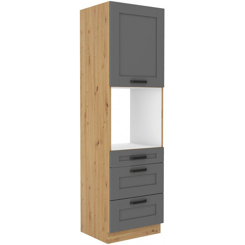 Szafka kuchenna Luna 60 DPS-210 3S 1F DUSTGR/AR