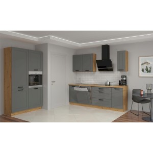 Szafka kuchenna Luna 80 D 2F BB DUSTGR/AR