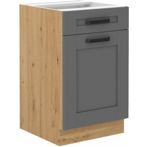 Szafka kuchenna Luna 50 D 1F 1S BB DUSTGR/AR