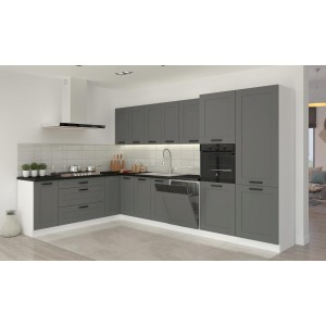 Szafka kuchenna Luna 80 D 2F BB DUSTGR/WH