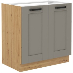 Szafka kuchenna Luna 80 Zlew 2F BB CLAYGR/AR