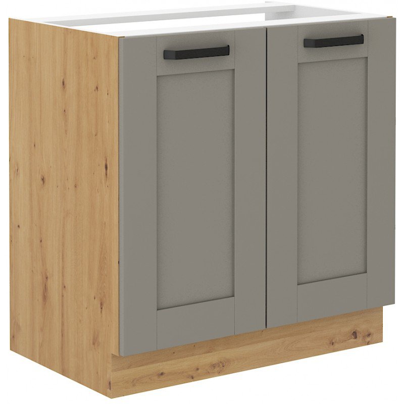 Szafka kuchenna Luna 80 Zlew 2F BB CLAYGR/AR