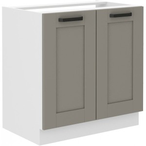 Szafka kuchenna Luna 80 Zlew 2F BB CLAYGR/WH