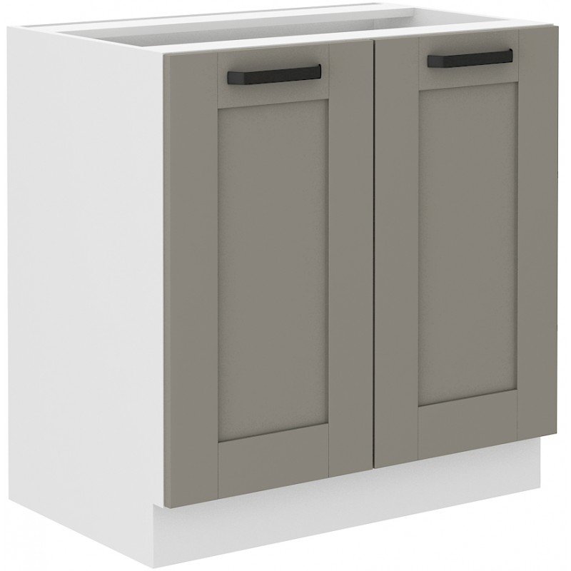 Szafka kuchenna Luna 80 D 2F BB CLAYGR/WH