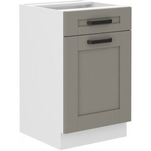 Szafka kuchenna Luna 50 D 1F 1S BB CLAYGR/WH