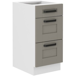 Szafka kuchenna Luna 40 D 3S BB CLAYGR/WH