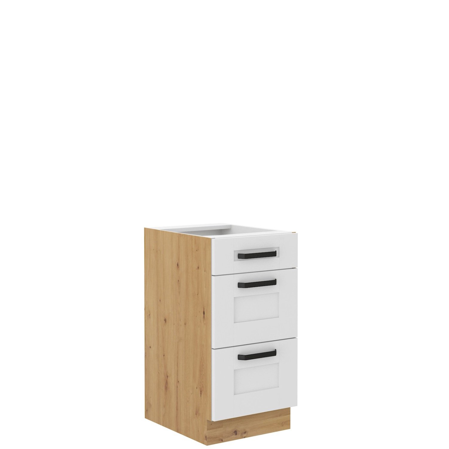 Szafka kuchenna Luna 40 D 3S BB WH/AR